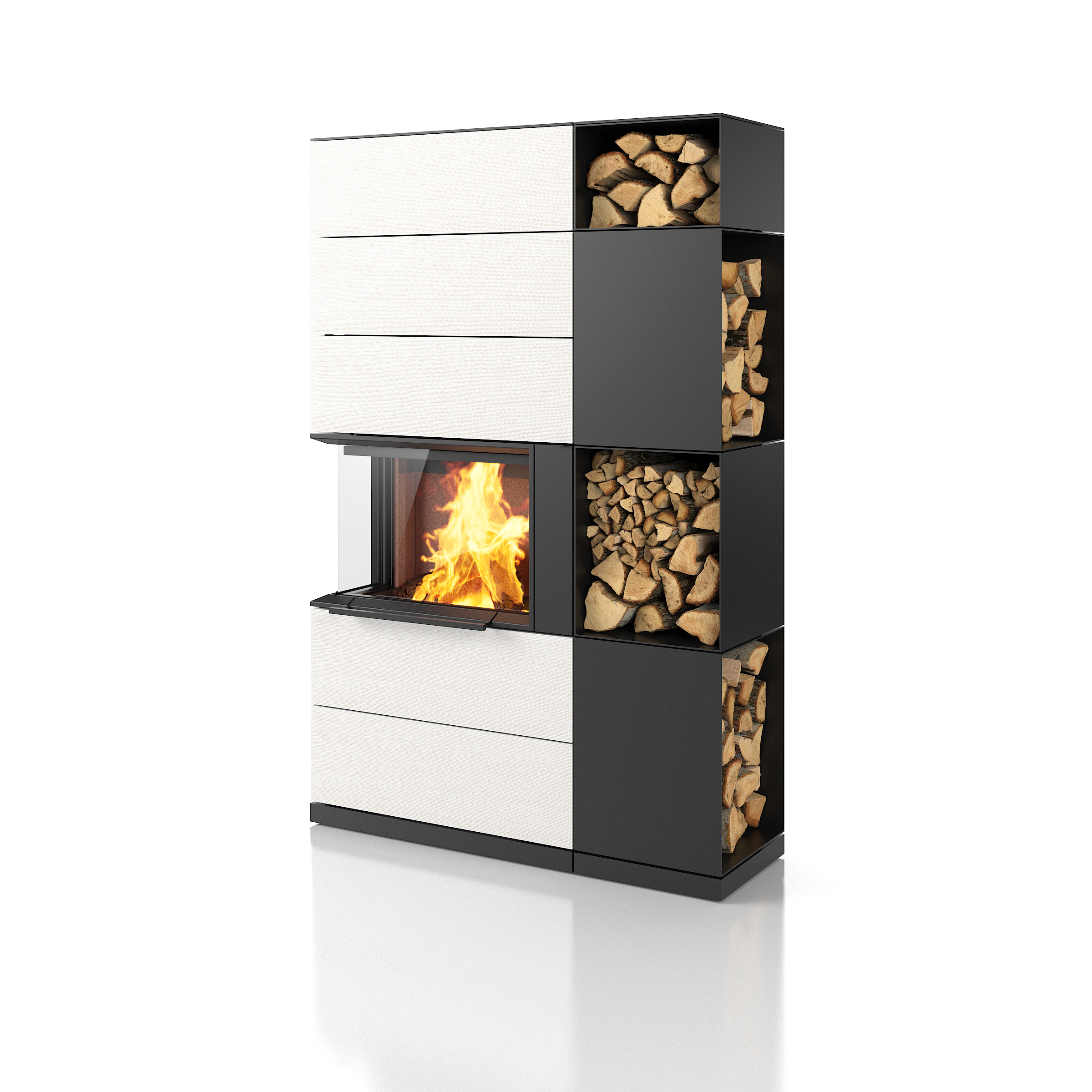 PADUA 185, Woodbox Pro à droite, 2 élément tournés